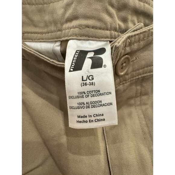 Arkansas Razorbacks Hogs UofA Mens L 36-38 Shorts Khakis Embroidery College NCAA - Picture 4 of 5